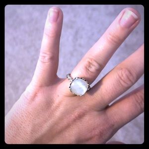 Pandora mother of pearl ring